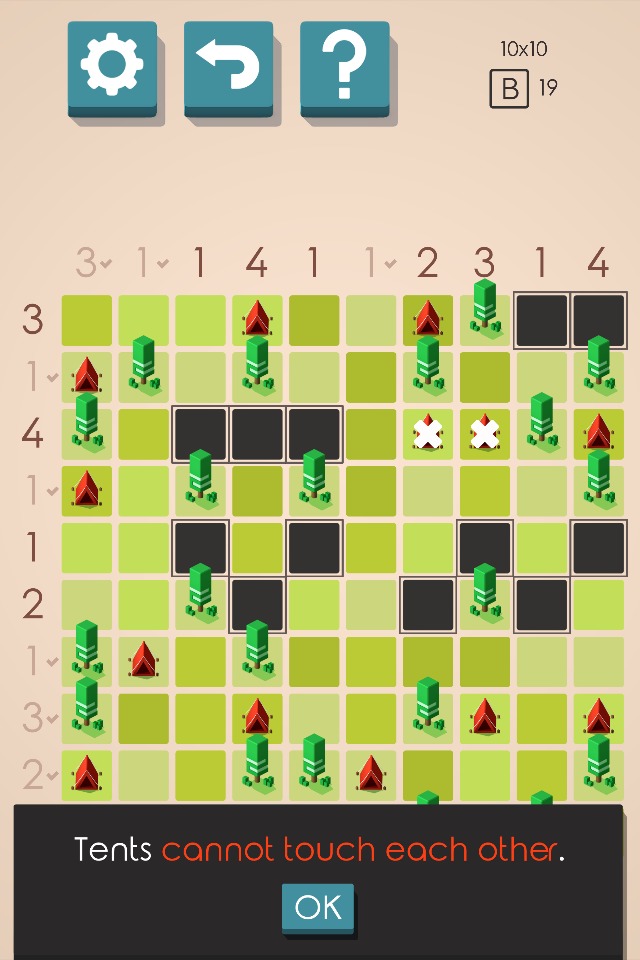 🕹️ Play Daily Trees and Tents Game: Free Online Grid Logic Puzzle Video  Game for Kids & Adults